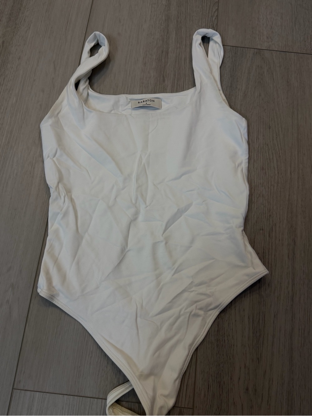 Babaton Aritzia White bodysuit